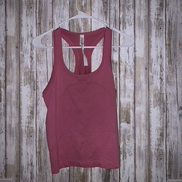 lululemon athletica Tops - lululemon swifty tech tank race length pink blossom size 10